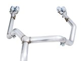 AWE Tuning 4th Gen GM 1500 5.3L 0FG Cat-Back Split Rear Exit (w/ Bumper Cutouts) - Quad Chrome Tips thumbnail 4