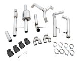 AWE Tuning 4th Gen GM 1500 5.3L 0FG Cat-Back Split Rear Exit (w/ Bumper Cutouts) - Quad Diamond Tips thumbnail 8