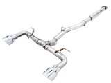 AWE Tuning Subaru BRZ/ Toyota GR86/ Toyota 86 Track Edition Cat-Back Exhaust- Chrome Silver Tips thumbnail 2