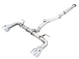 AWE Tuning Subaru BRZ/ Toyota GR86/ Toyota 86 Track Edition Cat-Back Exhaust- Chrome Silver Tips thumbnail 3