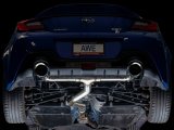 AWE Tuning Subaru BRZ/ Toyota GR86/ Toyota 86 Track Edition Cat-Back Exhaust- Chrome Silver Tips thumbnail 4