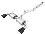 AWE Tuning Subaru BRZ/ Toyota GR86/ Toyota 86 Touring Edition Cat-Back Exhaust- Diamond Black Tips thumbnail 1