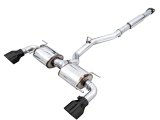 AWE Tuning Subaru BRZ/ Toyota GR86/ Toyota 86 Touring Edition Cat-Back Exhaust- Diamond Black Tips thumbnail 2