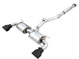 AWE Tuning Subaru BRZ/ Toyota GR86/ Toyota 86 Touring Edition Cat-Back Exhaust- Diamond Black Tips thumbnail 3