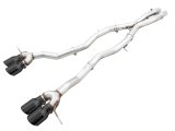 AWE Tuning Track Edition Cat-Back Exhaust for BMW G8X M3/M4 - Diamond Black Tips thumbnail 3