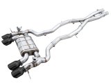 AWE Tuning SwitchPath Cat-Back Exhaust for BMW G8X M3/M4 - Diamond Black Tips thumbnail 1