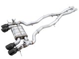AWE Tuning SwitchPath Cat-Back Exhaust for BMW G8X M3/M4 - Diamond Black Tips thumbnail 2