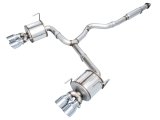AWE Tuning 2022+ VB Subaru WRX Touring Edition Exhaust - Chrome Silver Tips thumbnail 1