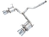 AWE Tuning 2022+ VB Subaru WRX Touring Edition Exhaust - Chrome Silver Tips thumbnail 2