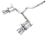 AWE Tuning 2022+ VB Subaru WRX Touring Edition Exhaust - Chrome Silver Tips thumbnail 3