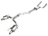 AWE Tuning Audi 2019-2023 C8 A6/A7 3.0T Touring Edition Cat-Back Exhaust- Turn Downs thumbnail 2