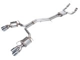 AWE Tuning 19-23 Audi C8 S6/S7 2.9T V6 AWD Touring Edition Exhaust - Chrome Silver Tips thumbnail 1