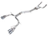 AWE Tuning 19-23 Audi C8 S6/S7 2.9T V6 AWD Track Edition Exhaust - Chrome Silver Tips thumbnail 1