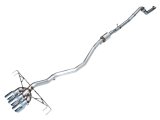 AWE Tuning 2023 Honda Civic Type R FL5 Track Edition Exhaust w/ Triple Chrome Silver Tips thumbnail 2