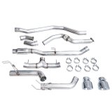 AWE Tuning 22+ Honda Civic Si/Acura Integra Track Edition Cat-Back Exhaust - Dual Chrome Silver Tips thumbnail 6