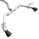 AWE Tuning 22+ Honda Civic Si/Acura Integra Track Edition Cat-Back Exhaust - Dual Diamond Black Tips thumbnail 8