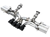 AWE Tuning 2023 C8 Corvette Z06 SwitchPath Cat-Back Exhaust - Diamond Black Tips thumbnail 2