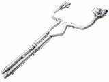 AWE 2024 Ford Mustang Dark Horse S650 RWD Track Edition Cat-Back Exhaust w/ Quad Chrome Silver Tips thumbnail 7