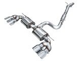 AWE Tuning MK8 Volkswagen Golf R 3in Touring Edition Quad Exhaust - Chrome Silver Tips thumbnail 1