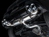 AWE Tuning MK8 Volkswagen Golf R 3in Touring Edition Quad Exhaust - Chrome Silver Tips thumbnail 5