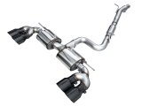 AWE Tuning MK8 Volkswagen Golf R 3in Touring Edition Quad Exhaust - Diamond Black Tips thumbnail 1