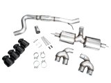 AWE Tuning MK8 Volkswagen Golf R 3in Touring Edition Quad Exhaust - Diamond Black Tips thumbnail 8