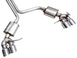 AWE Tuning 19-21 Porsche Macan 3.0T/2.9TT Touring Edition Cat-Back Exhaust w/ Chrome Silver Tips thumbnail 5