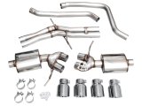 AWE Tuning 19-21 Porsche Macan 3.0T/2.9TT Touring Edition Cat-Back Exhaust w/ Chrome Silver Tips thumbnail 6