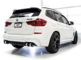 AWE Tuning 20-25 BMW X3 M/M Comp (F97) AWD SwitchPath Axle-Back Exhaust - Chrome Silver Tips thumbnail 4