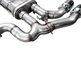 AWE Tuning 20-25 BMW X3 M/M Comp (F97) AWD SwitchPath Axle-Back Exhaust - Chrome Silver Tips thumbnail 6