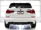 AWE Tuning 20-25 BMW X3 M/M Comp (F97) AWD SwitchPath Axle-Back Exhaust - Chrome Silver Tips thumbnail 7