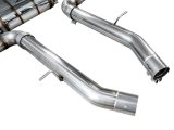 AWE Tuning 20-25 BMW X3 M/M Comp (F97) AWD SwitchPath Axle-Back Exhaust - Chrome Silver Tips thumbnail 9