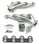 JBA 86-93 Ford Mustang 5.0L SBF 1-5/8in Primary Silver Ctd Cat4Ward Header thumbnail 1