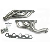 JBA 65-73 Ford Mustang 351W SBF w/T-5/Cable Clutch 1-5/8in Primary Raw 409SS Mid Length Header thumbnail 4