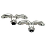 JBA 57-74 Chevrolet Corvette 265-400 SBC 1-5/8in Primary Silver Ctd Tight Tuck Header thumbnail 1