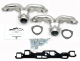 JBA 57-74 Chevrolet Corvette 265-400 SBC 1-5/8in Primary Silver Ctd Tight Tuck Header thumbnail 2