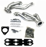 JBA 03-13 GM Truck 4.3L V6 1-1/2in Primary Silver Ctd Cat4Ward Header thumbnail 4