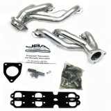 JBA 03-13 GM Truck 4.3L V6 1-1/2in Primary Silver Ctd Cat4Ward Header thumbnail 5