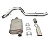 JBA 97-99 Jeep Wrangler TJ 2.5L/4.0L 304SS Single Rear Exit Cat-Back Exhaust thumbnail 4