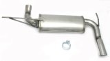 JBA 07-18 Jeep Wrangler JK 3.8L/3.6L 409SS Single Rear Exit Axle Back Exhaust thumbnail 1
