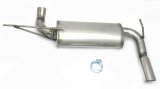 JBA 07-18 Jeep Wrangler JK 3.8L/3.6L 409SS Single Rear Exit Axle Back Exhaust thumbnail 4