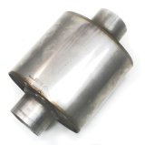JBA Universal Straight-Through 304SS Muffler 6x6x4 2.5in Inlet Diameter Center/Center thumbnail 3