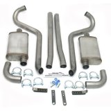 JBA 65-70 Ford Mustang 260-428 409SS Dual Turn Down Header Back Exhaust thumbnail 1