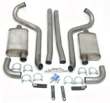 JBA 65-70 Ford Mustang 260-428 409SS Dual Turn Down Header Back Exhaust thumbnail 3