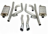 JBA 65-66 Ford Mustang 260-428 409SS Dual Through Rear Valance Header Back Exhaust thumbnail 2