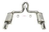 JBA 15-17 Ford Mustang 5.0L 409SS Dual Rear Exit Axle Back Exhaust thumbnail 1