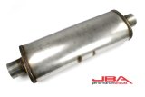 JBA Universal Chambered 304SS Muffler 22x8x5 3in Center/Center thumbnail 2