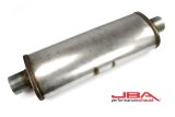 JBA Universal Chambered 304SS Muffler 22x8x5 3in Center/Center thumbnail 3