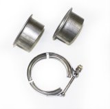 JBA 2.5in Stainless Steel V-Band Clamp & Flanges thumbnail 1