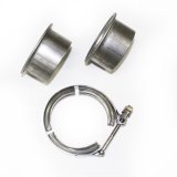 JBA 2.5in Stainless Steel V-Band Clamp & Flanges thumbnail 2